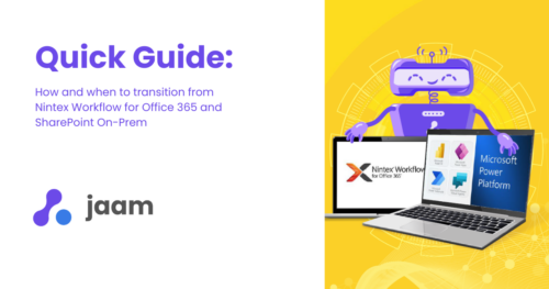 How and when to transition from Nintex Workflow for Office 365 and SharePoint on prem