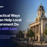 Historic UK council building representing how AI and automation can help local government improve efficiency and deliver better public services