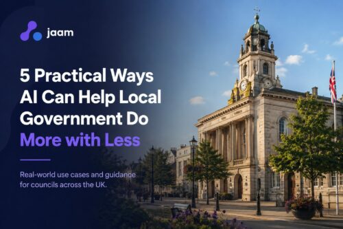 Historic UK council building representing how AI and automation can help local government improve efficiency and deliver better public services