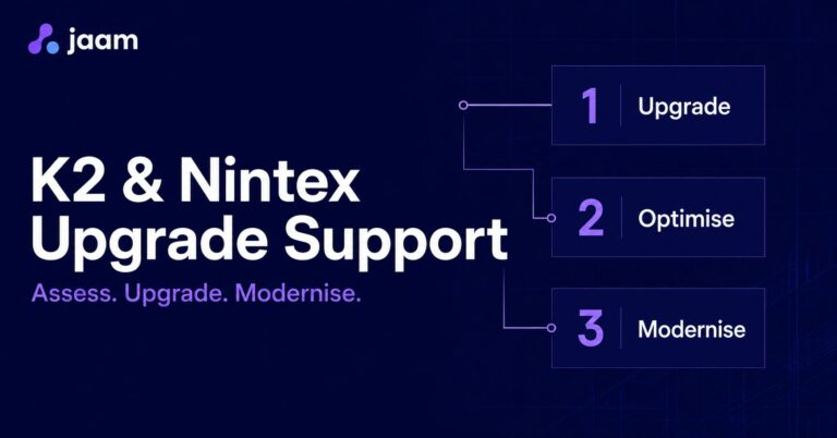 K2 and Nintex upgrade support from jaam